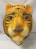 Large Plaster Cast Tiger Head Wall Hanging Figure, See pics