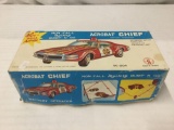 Acrobat Chief Battery Operated Fire Dept Toy car. In original box