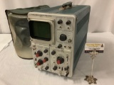 Vintage Tektronix Oscilloscope Type 561A, with vinyl cover, untested