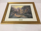 The Night Before Christmas by Thomas Kinkade. Signed and Numbered 5552/28000 in frame