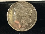 1890-P silver Morgan dollar