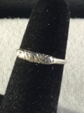 Petite 14K white gold band size 7 @ 1.4 grams