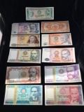 25 uncirculated bank notes from Peru circa 1980?s