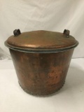 Vintage Copper Candy Kettle with lid in good condition - rare find