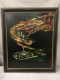 Burning It Up by Michael Godard. Giclee on Canvas. Signed and Numbered 203/995. Includes COA