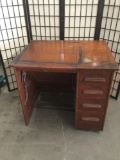 Vintage Century Typewriter Cabinet with 4 Drawers, Typewriter not included - as is needs refurb