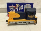 The G-scale Santa Fe Mighty moe 20 ton diesel locomotive by USA trains