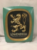 Vintage Lighted Lowenbrau Beer advertising sign - tested and working