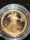 1991 gold proof 1 tenth ounce American Eagle coin