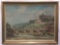 Original Landscape Painting signed Richter. Oil on Canvas in frame