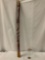 Hand painted wood rain stick with snake, squid and fish design - doesn't make sound