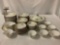 64 pc of vintage gold rimmed porcelain china, service for 8 (partial) - marked in Japan