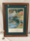 Framed Ltd Ed signed print - June On The River by Mary Beth Percival, #'d 249/250