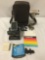 Polaroid Sx-70 Land Camera with bag and extras. Untested