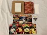 Collection of 8 issues of TV guide magazine feat. The Beatles incl. RARE White Album 2000 cover