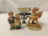 Pair of Hummel figurines - Prayer before Battle and unnamed figure
