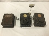 Lot of 3 vintage Wall Mount Telephone Boxes - see pics, nice collection