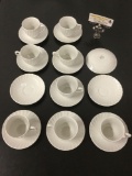 19 pc collection of Swinnertons Royal Wessex white Ironside cups and saucers