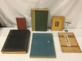 Lot of 6 antique Japanese art / art collection books in multiple languages incl. 1921 German book,