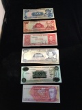 Set of 14 Uncirculated bank notes from Nicaragua, 1962 and 1985