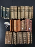 Collection of 55 antique books (circa early 1900s); classics, fiction, poetry / poetical works - see