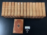 15 volume collection of antique books (circa 1909)- Library of Southern Literature