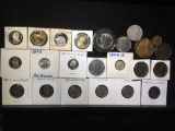 Selection of 23 collectors coins incl. 1936-s Buffalo Nickel. 1944-S Mercury Dime, proofs, etc see