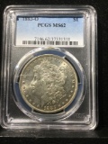 Morgan Silver Dollar 1883-O MS62 PCGS Graded