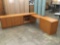 Huge 4 Piece Office Desk/ Corner counter space - Includes keys