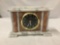 Vintage Meiher Marble Clock, has some damage on base see pics.