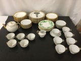 Large collection of mixed home decor; Noritake, Royal Doulton, Bassett, Cauldon - Rich & Briggs Co.,