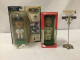 Lot 2 Seattle Mariners baseball bobble head dolls. Ichiro Suzuki from 2001 and Kazuhiro Sasaki. They