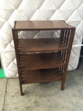 Antique/vintage Mission style Shelf. Measures approximately 38x25x14 inches