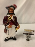 Vintage 1960 Black Beard ceramic decanter - Spanish Main by Swank (Japan)