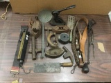 Big Lot Vintage + Antique Tools - Irons, Leather Working, Scale, Eyelet Punch