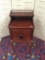 2003 Bombay furniture company locking side table cabinet