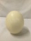 Vintage ostrich egg - has hole from being blown out