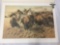 Ltd Ed Litho by Frank McCarthy - Attack on the Wagon Train - signed & #'d 776/1000