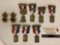 Lot of 9 Sportsman medals - 7x NRA 1958-1961 small bore, high power, 1st place team coach