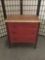 Vintage 3 drawer dresser with original caster and repainted design
