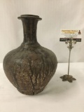 Circa 15th century Earthenware vase from Sankampaeng region of Thailand - appraised @ $400
