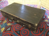 Vintage antique wood artist?s tray carrying cabinet