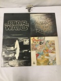 Lot of 4 records - Star Wars gatefold vinyl w/ poster, Lord of the Rings soundtrack, & 2 Al Stewart