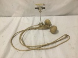 Set of vintage South American leather bolas