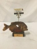 Vintage taxidermy piranha / mounted fish art piece