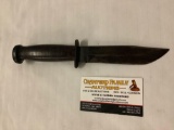 Antique WWII Camillus NY U.S.N. Mark 1 fixed blade knife