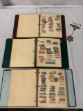 3 binders full of antique stamps from Dominican Republic, Ecuador & Honduras, 1890s to modern