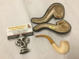 Vintage Pioneers Meerschaum pipe in case