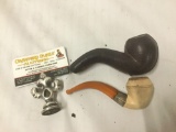 Vintage Meerschaum pipe in case - the mouthpiece is loose from the bowl