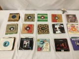 Collection of vintage 45's - over 60 record from rock to Motown to orchestral and more - see desc